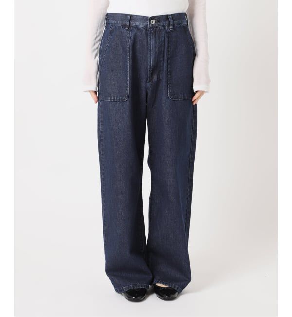 IENA「《予約》デニムベイカーパンツ」|デニム|