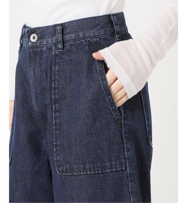 IENA「《予約》デニムベイカーパンツ」|デニム|
