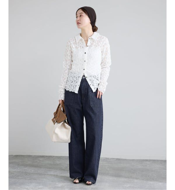 IENA「《予約》デニムベイカーパンツ」|デニム|