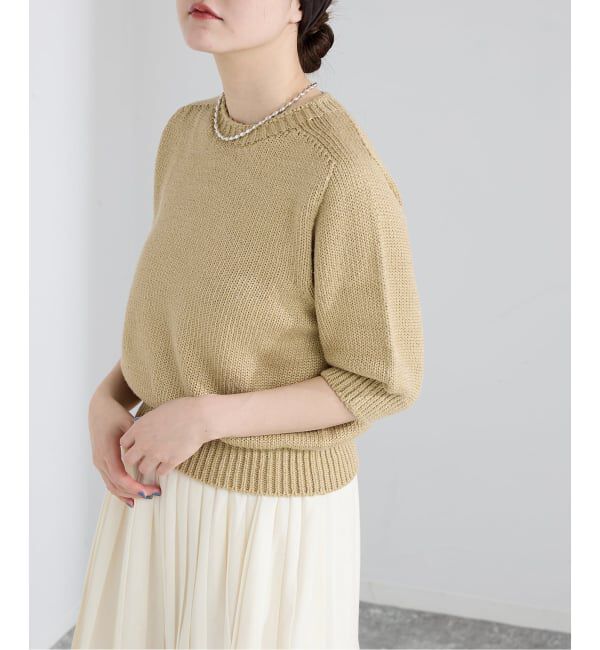 IENA「《予約》POLISHコットンプルオーバー」|ニット・セーター|