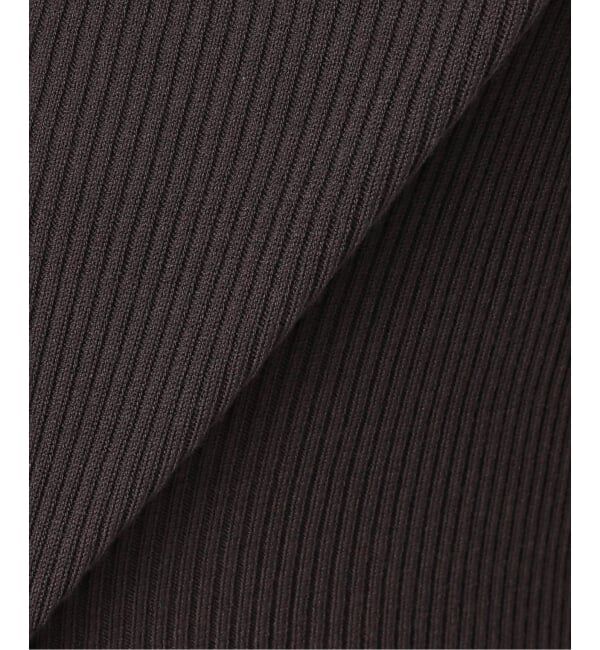 IENA「《追加予約》ECO SPLASH リブVネックカーディガン」|カーディガン|