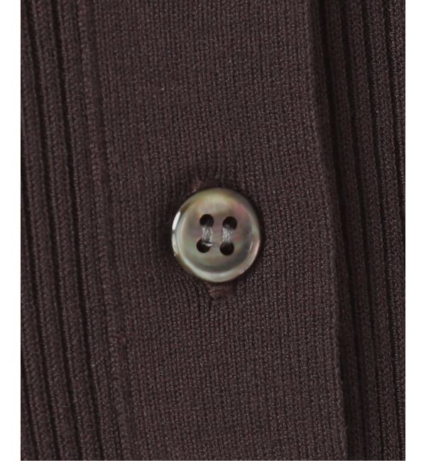 IENA「《予約》ECO SPLASH 襟付きリブプルオーバー」|ニット・セーター|