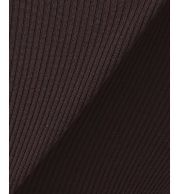 IENA「《予約》ECO SPLASH 襟付きリブプルオーバー」|ニット・セーター|