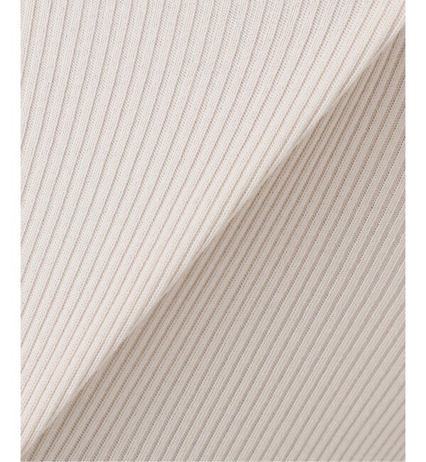 IENA「《予約》ECO SPLASH 襟付きリブプルオーバー」|ニット・セーター|