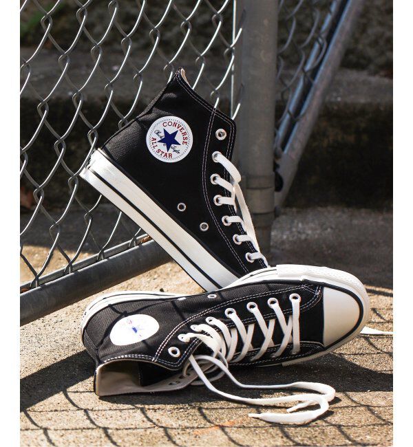 EDIFICE「【CONVERSE / コンバース】CANVAS ALL STAR / オールスター J HI」|スニーカー|ブラック