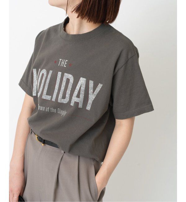 Spick and Span「THE HOLIDAY Tシャツ」|Tシャツ・カットソー|グレー