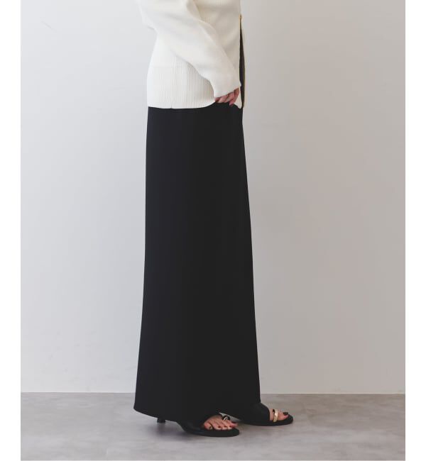 NOBLE「《追加》コンフォートジャージーライクタイトスカート」|スカート|