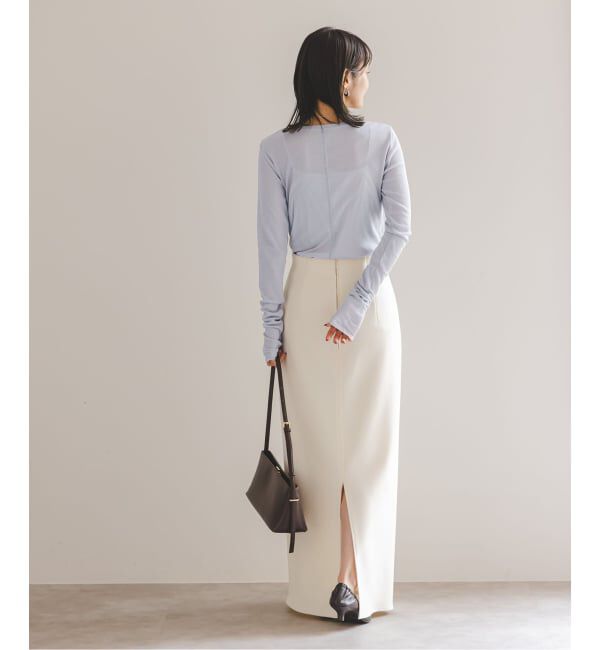 NOBLE「《追加3》シアーテレコロングスリーブプルオーバー」|Tシャツ・カットソー|