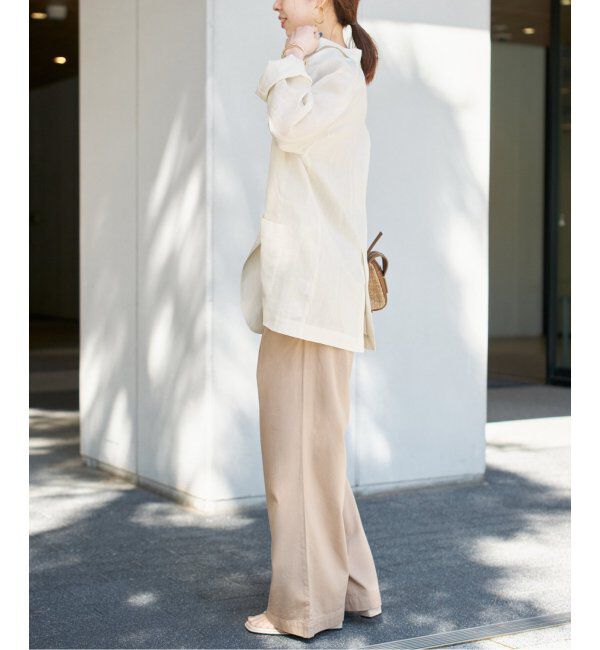 Spick and Span「ラミーミックスシアージャケット」|テーラードジャケット|