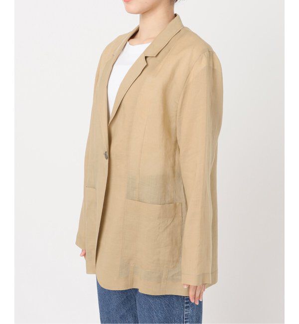 Spick and Span「ラミーミックスシアージャケット」|テーラードジャケット|