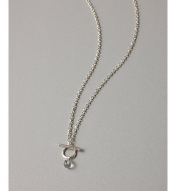 Spick and Span「《予約》【SAMH by LILAS】クオーツTバーアズキチェーンネックレス SV」|ネックレス|