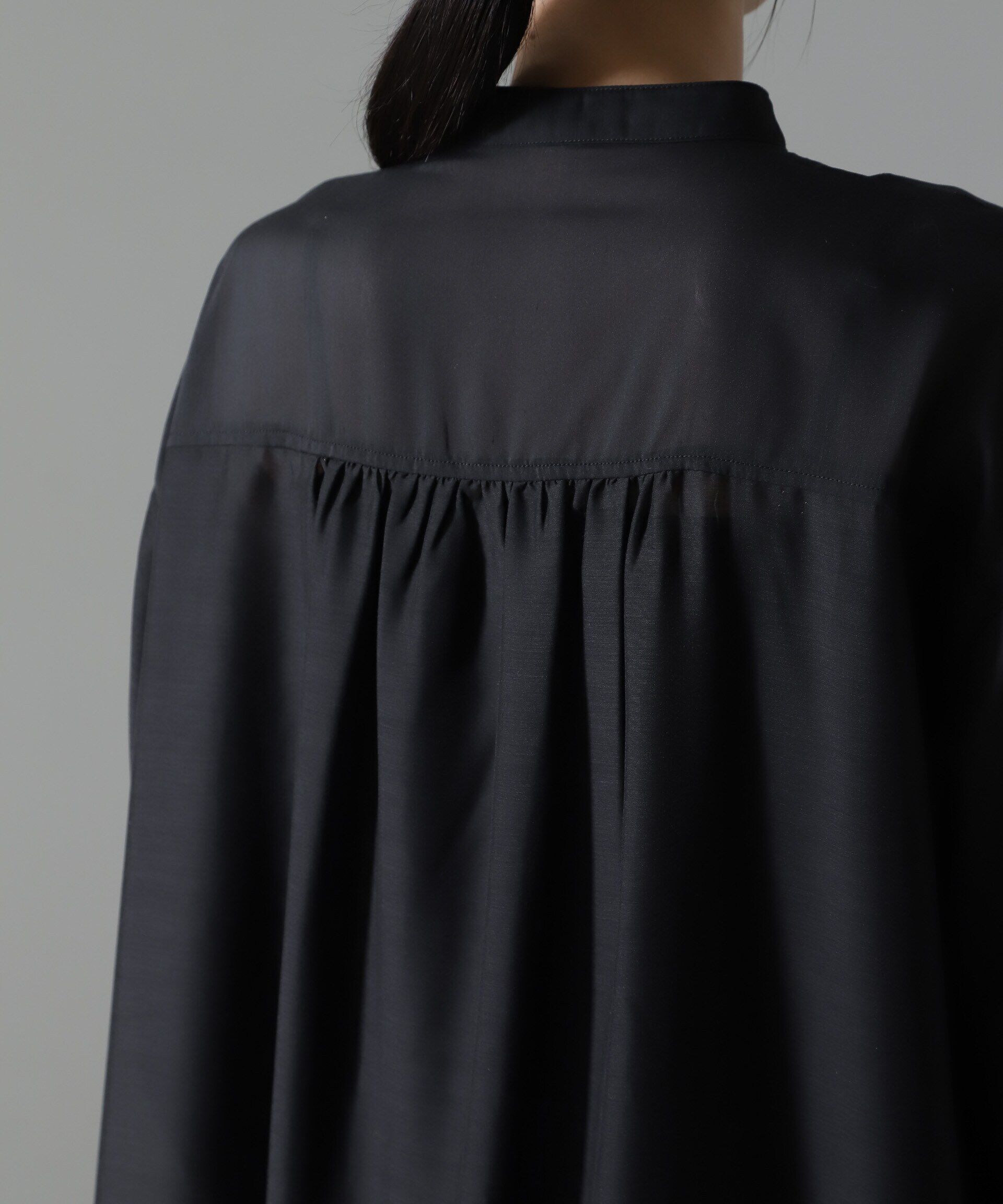 nano･universe「シアーマキシシャツワンピース」|ワンピース|