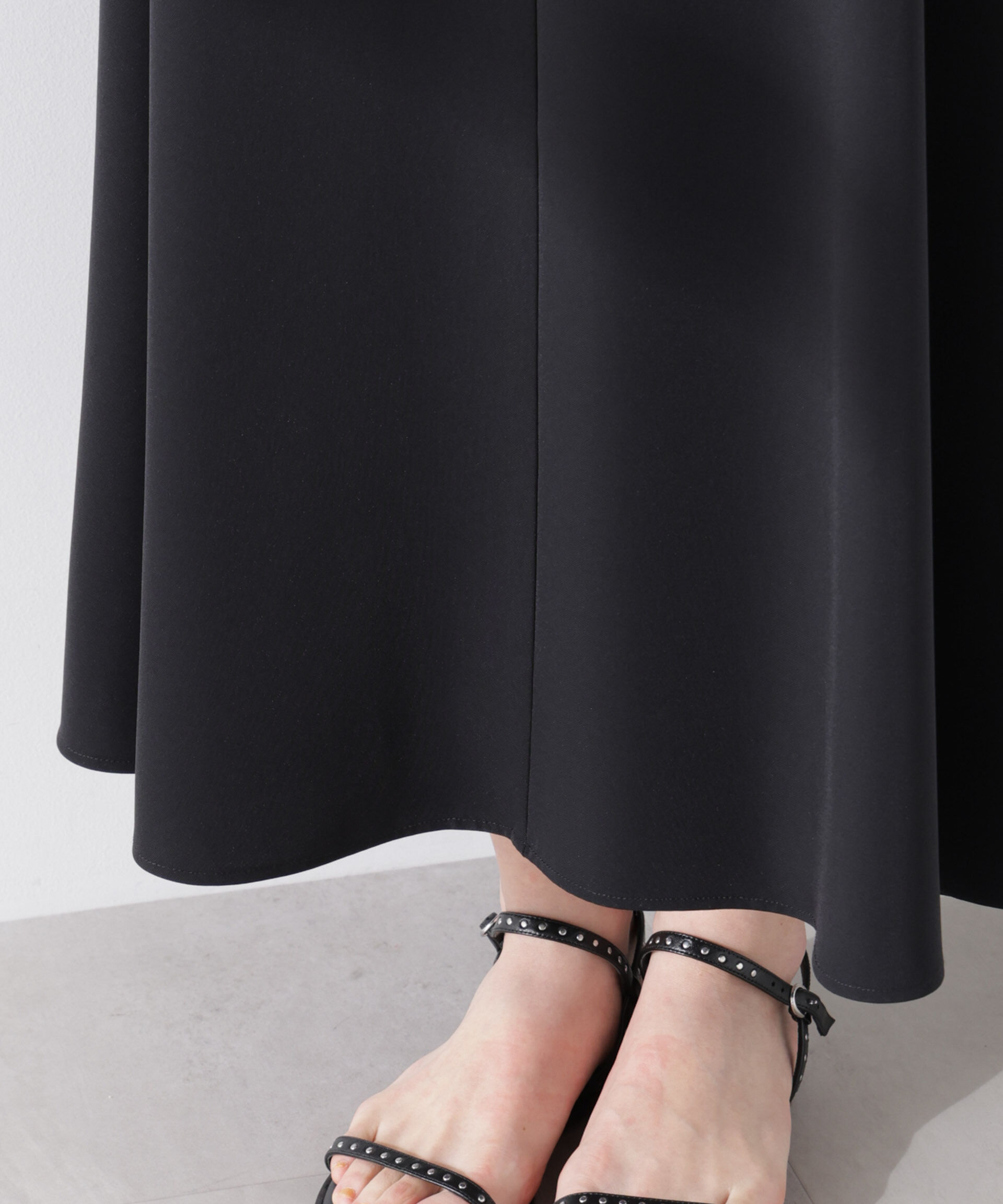 nano･universe「フレアダブルクロスキャミワンピース」|ワンピース|