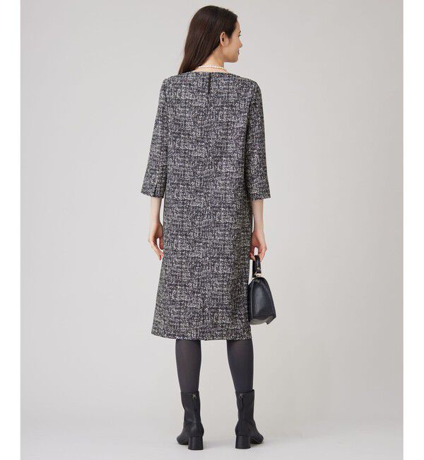 自由区「プリントジャガードストレッチ  ワンピース」|ワンピース|