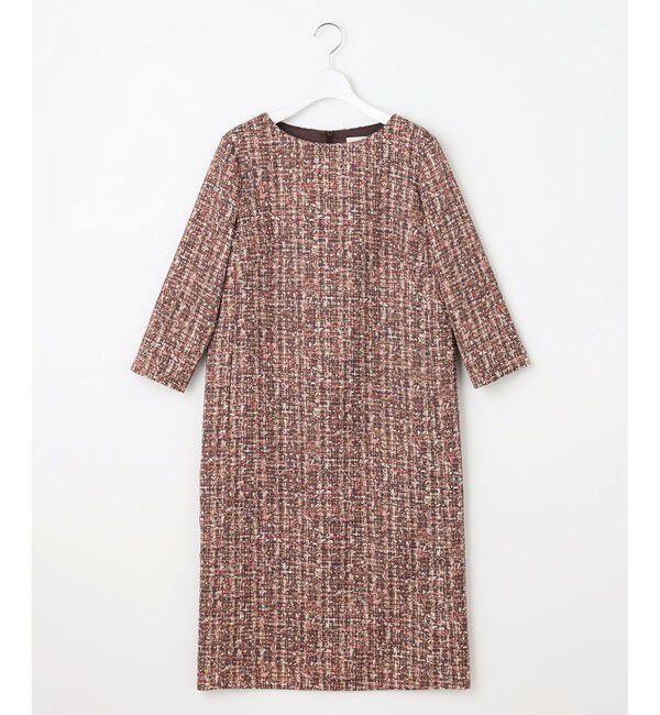 自由区「プリントジャガードストレッチ  ワンピース」|ワンピース|
