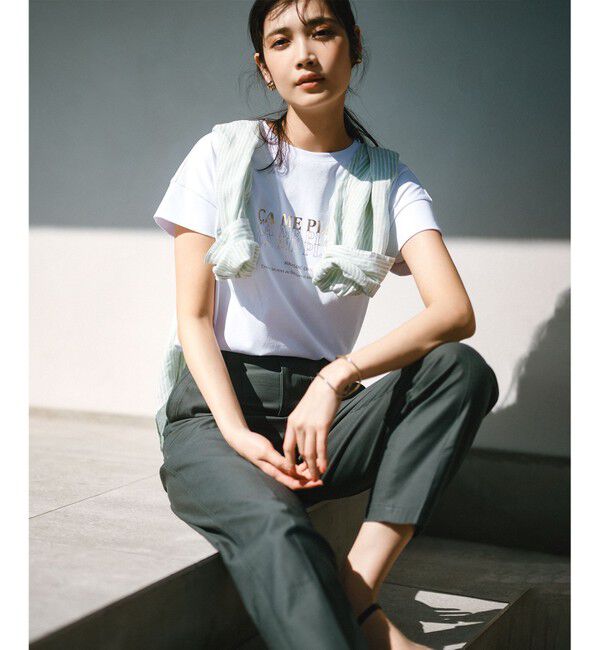 23区「【SLOW/洗える】バックサテンストレッチ ベイカーパンツ」|その他|