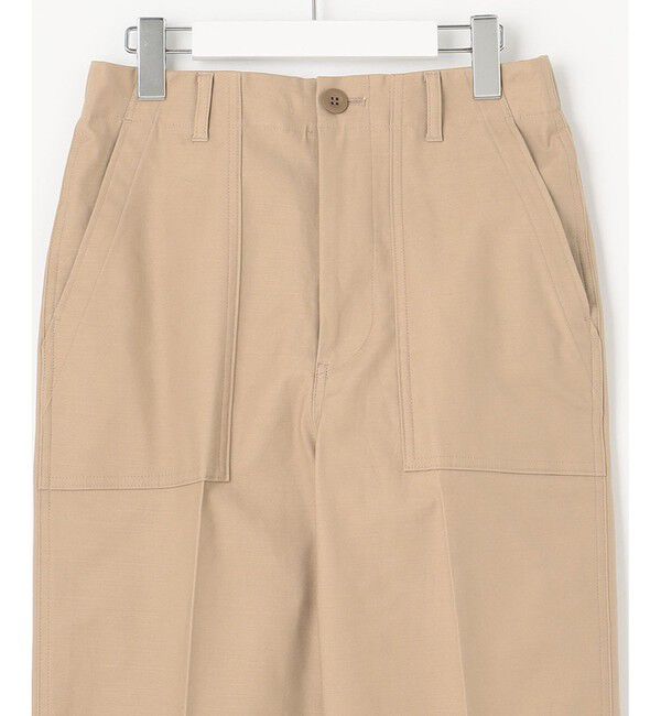 23区「【SLOW/洗える】バックサテンストレッチ ベイカーパンツ」|その他|