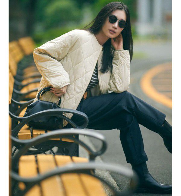 23区「【SLOW/洗える】バックサテンストレッチ ベイカーパンツ」|その他|