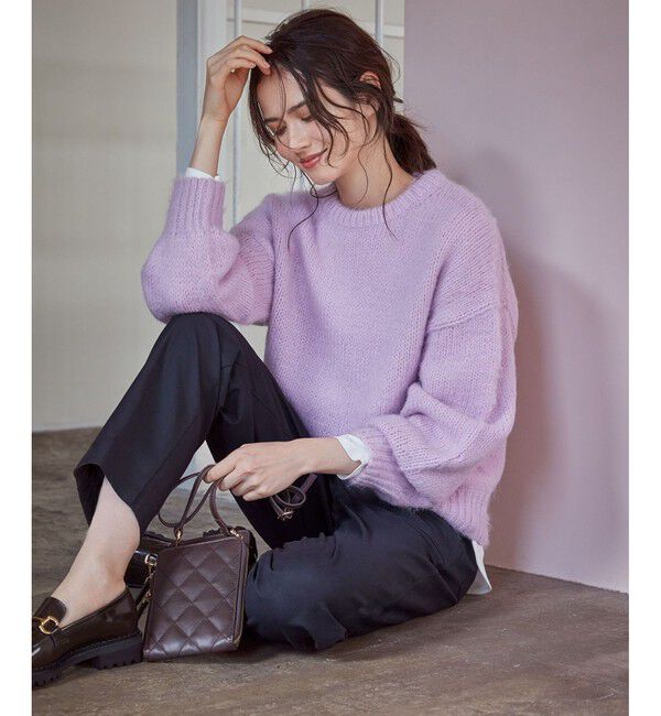 23区「【SLOW/洗える】バックサテンストレッチ ベイカーパンツ」|その他|