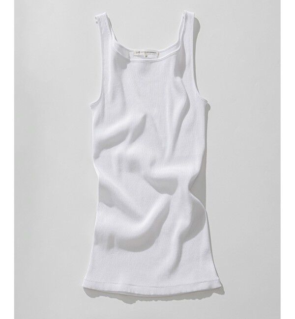 23区「オーガニック リブ タンクトップ」|タンクトップ|ホワイト系
