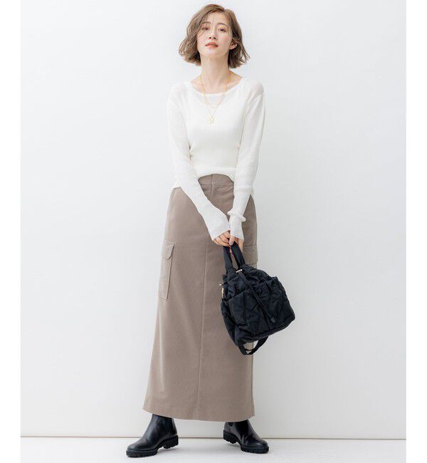 23区「オーガニック リブ タンクトップ」|タンクトップ|