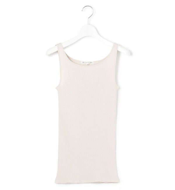 23区「オーガニック リブ タンクトップ」|タンクトップ|