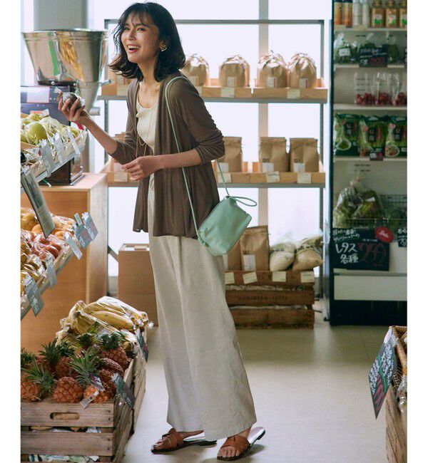 23区「オーガニック リブ タンクトップ」|タンクトップ|