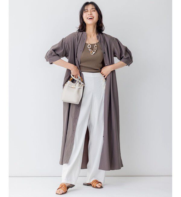 23区「オーガニック リブ タンクトップ」|タンクトップ|