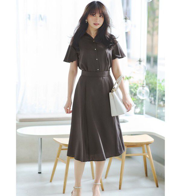 any SiS「【速乾・接触冷感】スムージーポリエステル シャツ ブラウス」|シャツ・ブラウス|