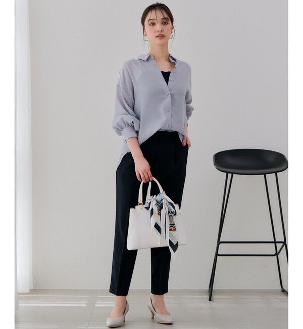 ANY SIS「【接触冷感】シアー ブラウス」|シャツ・ブラウス|