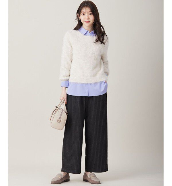 any SiS「【洗える】ラメキライージードロスト パンツ」|その他|