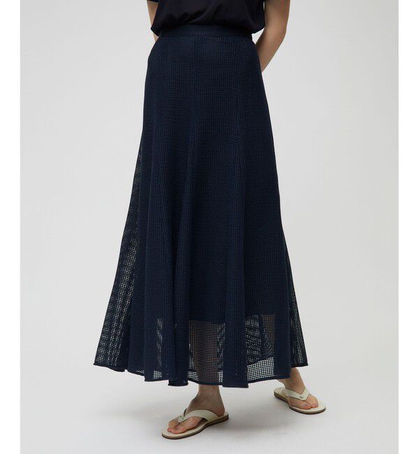 BEIGE,「PINE / フレアスカート」|スカート|Navy