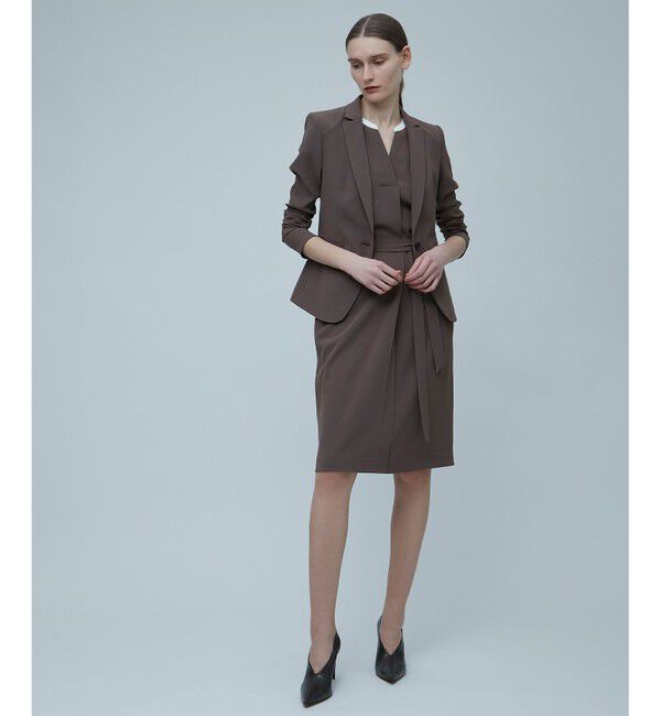 BEIGE,「【L-size】CINDY / Vネックワンピース」|ワンピース|