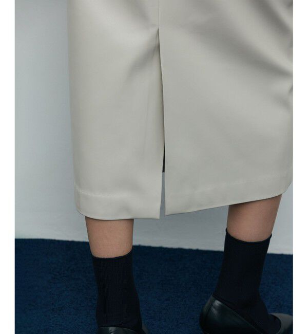 BEIGE,「DUPHOT / フェイクレザースカート」|スカート|