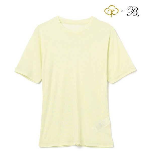 BEIGE,「Washable Silk / Short Sleeve T ショートスリーブ T シャツ」|Tシャツ・カットソー|Lime