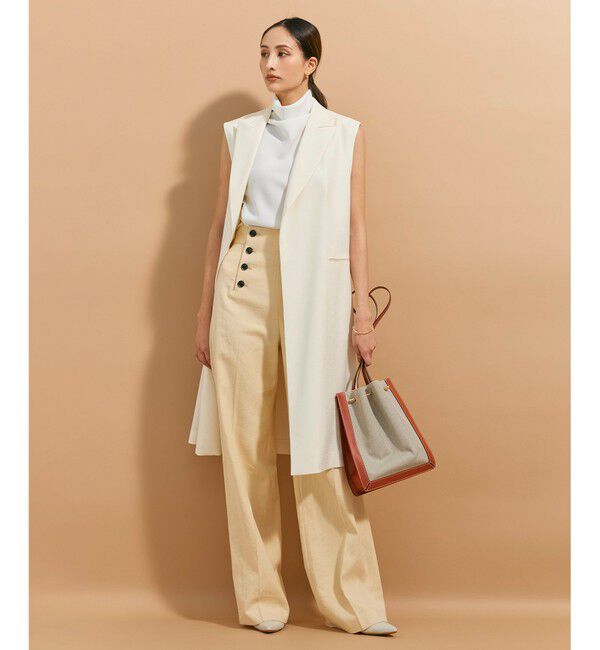 BEIGE,「CAROLE / ロングテーラードジレ」|ベスト・ジレ|