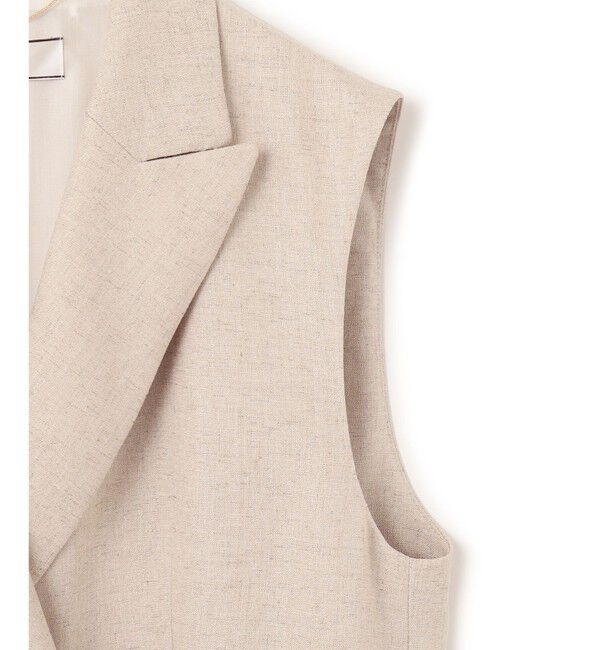 BEIGE,「CAROLE / ロングテーラードジレ」|ベスト・ジレ|