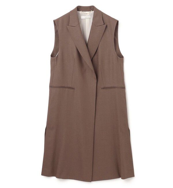 BEIGE,「CAROLE / ロングテーラードジレ」|ベスト・ジレ|