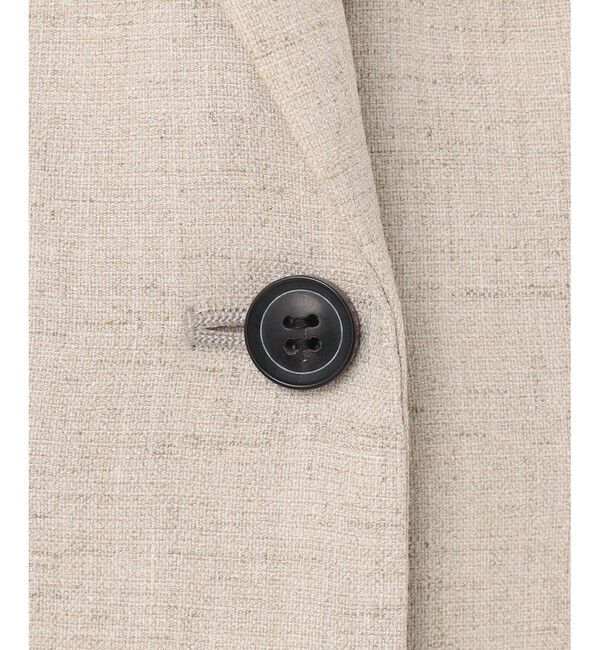 BEIGE,「【洗える】CAROLE / リネンライクノースリーブジレジャケット」|ベスト・ジレ|