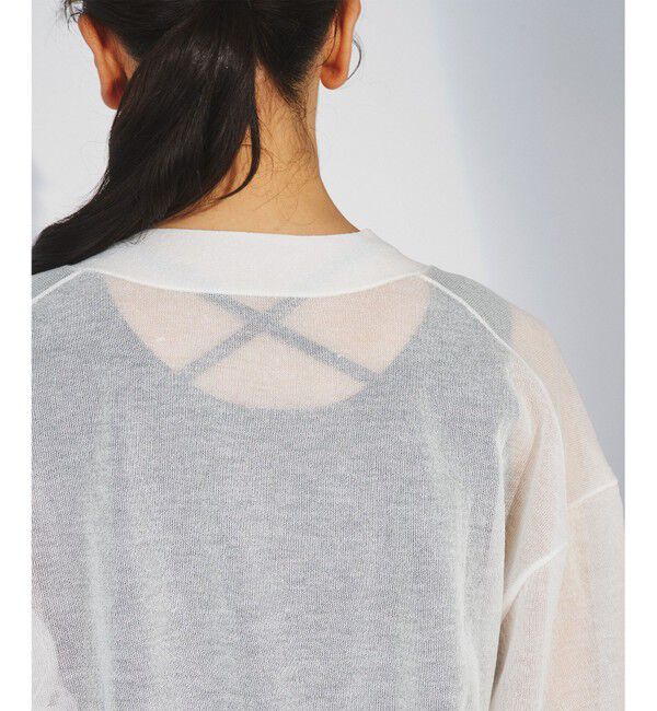 Diagram「シアーVネックニットカーディガン」|カーディガン|