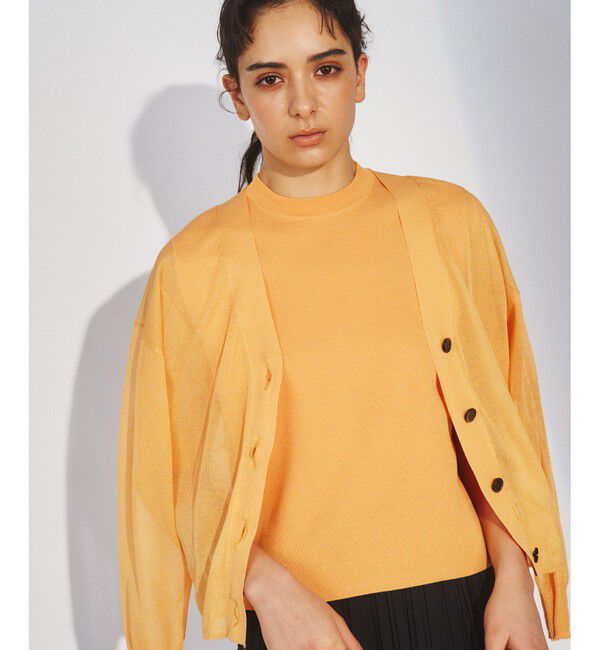 Diagram「シアーVネックニットカーディガン」|カーディガン|