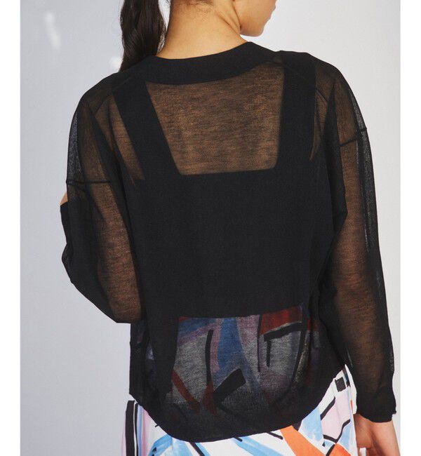 Diagram「シアーVネックニットカーディガン」|カーディガン|