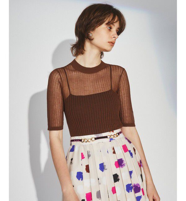 Diagram「シアーリブクルーニットトップ」|Tシャツ・カットソー|