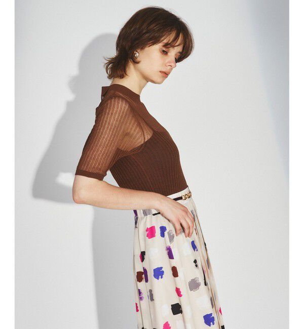 Diagram「シアーリブクルーニットトップ」|Tシャツ・カットソー|