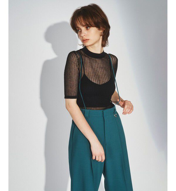 Diagram「シアーリブクルーニットトップ」|Tシャツ・カットソー|