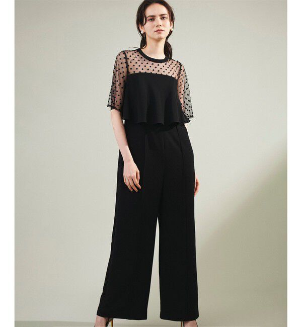 Grace Class「ドットチュールサロペット」|オールインワン|