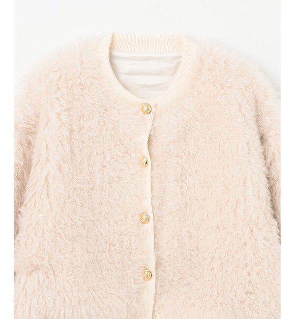 Diagram「フェイクファーニットカーディガン」|カーディガン|