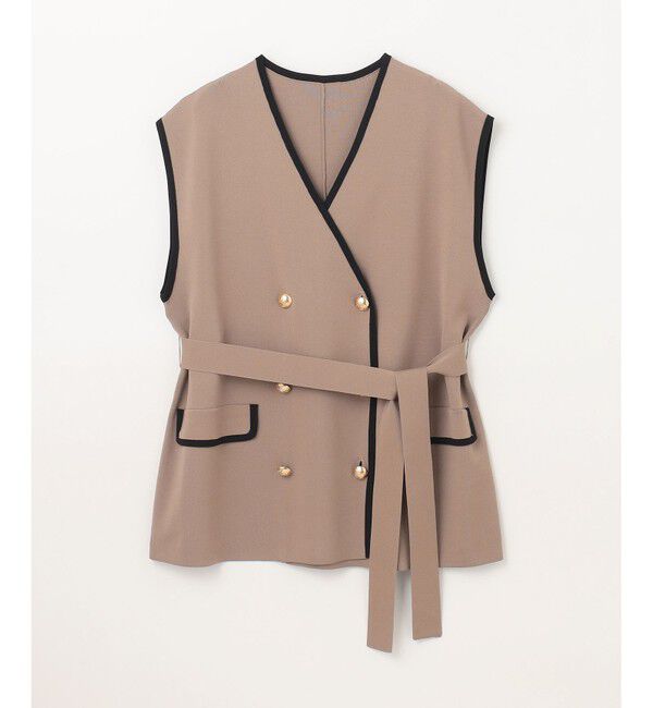 Diagram「バイカラーニットベスト」|ベスト・ジレ|