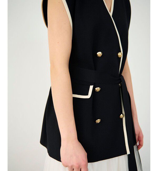 Diagram「バイカラーニットベスト」|ベスト・ジレ|