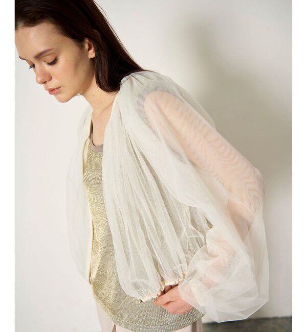 Diagram「ギャザーチュールブルゾン」|ブルゾン・スタジャン|